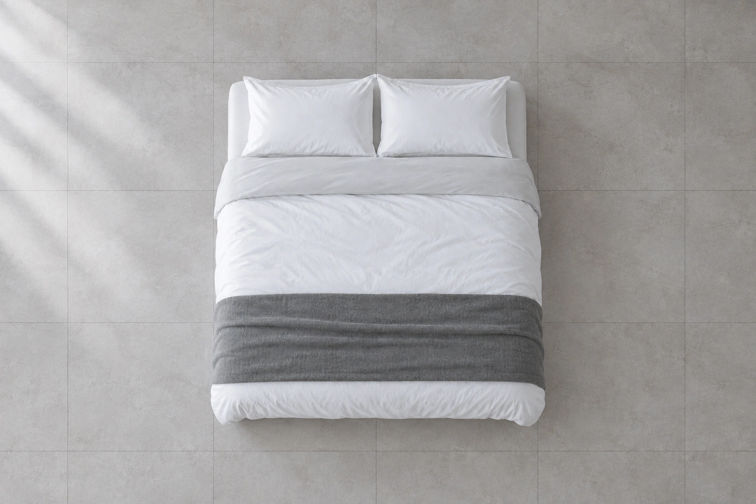Layers of neutral bedding